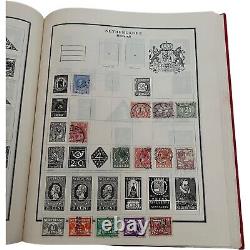 Scott Modern Postage Stamp Collection Hardcover Vintage 1946 Red Album #3