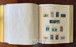 Scott National Hingeless Stamp Album with MNH Commemoratives from 1936-1975 Nice