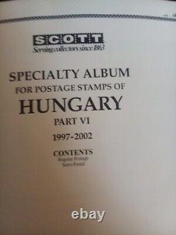 Scott Speciality Stamp Album for Hungary collection 1984-2006 -600 Plus stamps