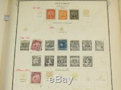 Scott Specialty Album El Salvador Stamp Collection Lot Used & Mint Early, BOB ++