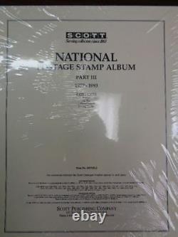 Scott US National Stamp album collection pages supplement 1977-1993 pt 3 100NTL3