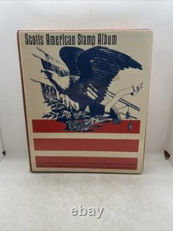 Scott's American Stamp Album 1847-1973 With Some Stamps Inside Various Assorted