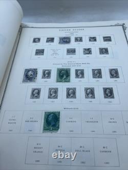 Scott's American Stamp Album 1847-1973 With Some Stamps Inside Various Assorted
