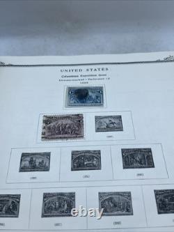 Scott's American Stamp Album 1847-1973 With Some Stamps Inside Various Assorted