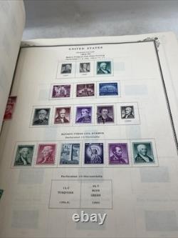 Scott's American Stamp Album 1847-1973 With Some Stamps Inside Various Assorted