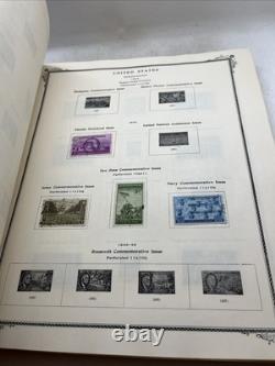 Scott's American Stamp Album 1847-1973 With Some Stamps Inside Various Assorted