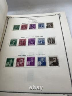 Scott's American Stamp Album 1847-1973 With Some Stamps Inside Various Assorted