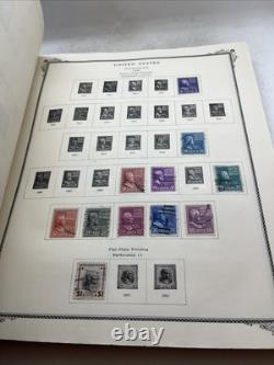 Scott's American Stamp Album 1847-1973 With Some Stamps Inside Various Assorted