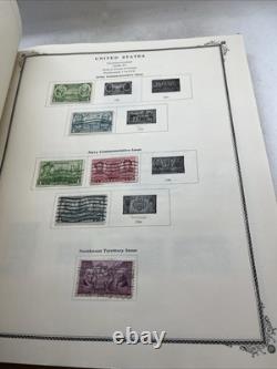 Scott's American Stamp Album 1847-1973 With Some Stamps Inside Various Assorted