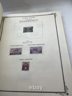 Scott's American Stamp Album 1847-1973 With Some Stamps Inside Various Assorted