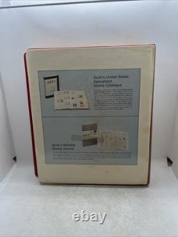 Scott's American Stamp Album 1847-1973 With Some Stamps Inside Various Assorted