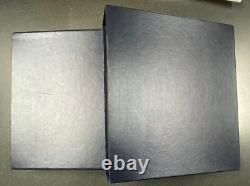 Set Of 2 Davo Stamp Album With Dust Cover With Pages