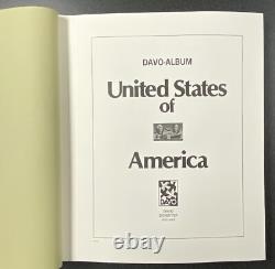 Set Of 2 Davo Stamp Album With Dust Cover With Pages
