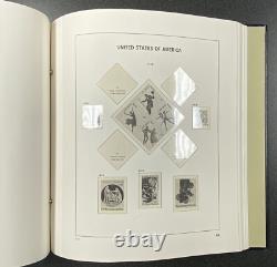 Set Of 2 Davo Stamp Album With Dust Cover With Pages