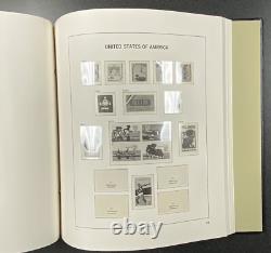 Set Of 2 Davo Stamp Album With Dust Cover With Pages