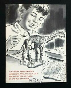 Sinclair Dinosaur Stamp Album Research Program 1959 Complete Teachers Sample Kit