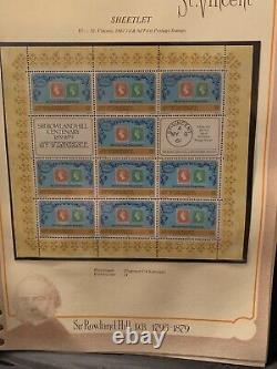 Sir Rowland Hill stamps collection mint very good condition with album 57 pages