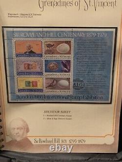 Sir Rowland Hill stamps collection mint very good condition with album 57 pages