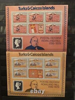 Sir Rowland hill stamps collection mint very good condition with album