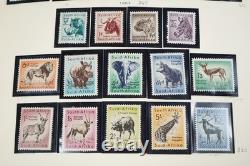 South Africa 1870s-1995 Collection Of 1,800+ Stamps Mint & Used In Scott Album