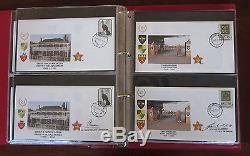 South Africa Military Covers Collection, 100+/- in padded album, many signed