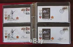 South Africa Military Covers Collection, 100+/- in padded album, many signed