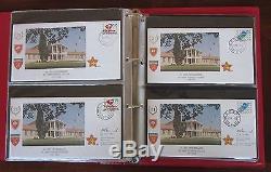 South Africa Military Covers Collection, 100+/- in padded album, many signed