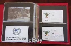 South Africa Military Covers Collection, 100+/- in padded album, many signed