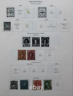 South America Stamps Collection A-Z in Two Scott Albums 1800s-1960s