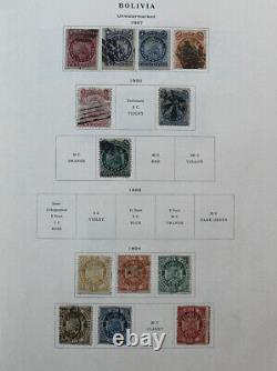South America Stamps Collection A-Z in Two Scott Albums 1800s-1960s