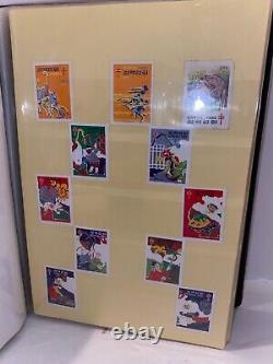 South Korean Stamp Collection Book 1982 1991, plus Seoul olympics stamps 1988