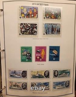 Soviet Union stamp lot collection in Album 1976-1991, 130 Pages