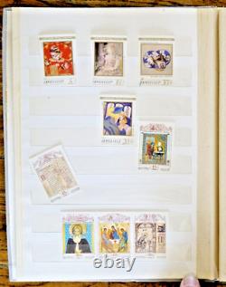 Soviet stamp collection in Binder 1978-1991