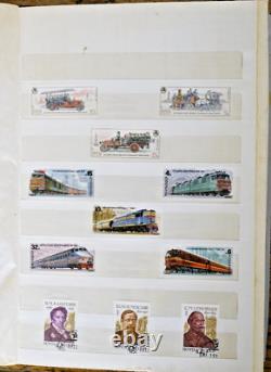 Soviet stamp collection in Binder 1978-1991