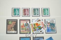 Spain 1997-2000 Collection Of 170 Stamps & 25 Souvenir Sheets In Lindner Album