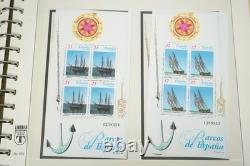 Spain 1997-2000 Collection Of 170 Stamps & 25 Souvenir Sheets In Lindner Album