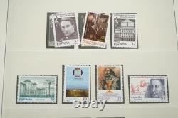 Spain 1997-2000 Collection Of 170 Stamps & 25 Souvenir Sheets In Lindner Album