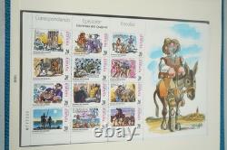 Spain 1997-2000 Collection Of 170 Stamps & 25 Souvenir Sheets In Lindner Album