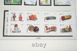 Spain 2006-2007 Collection 145+ Mint Never Hinged Stamps Stored In Lindner Album