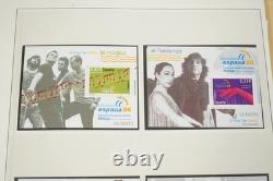 Spain 2006-2007 Collection 145+ Mint Never Hinged Stamps Stored In Lindner Album