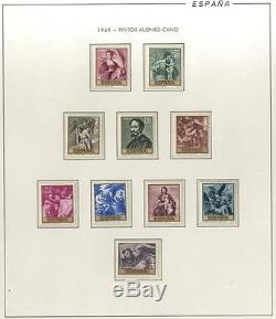 Spain 3 Filabo Hingeless Album Complete Collection 1965-1991 (27 years) MNH Luxe