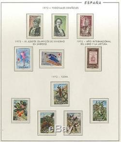 Spain 3 Filabo Hingeless Album Complete Collection 1965-1991 (27 years) MNH Luxe