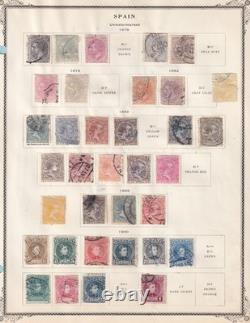 Spain Mint And Used Collection On Album Pages Dr. James Lowe Estate! Q245