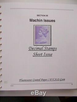 Specialised Machin Collection In Connoisseur Album Booklet Panes Coils & Singles
