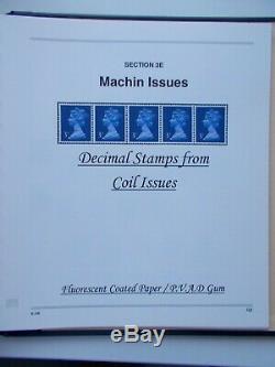 Specialised Machin Collection In Connoisseur Album Booklet Panes Coils & Singles