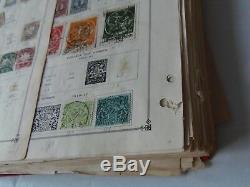Stamp ALBUM LOT OF VINTAGE PRE 1900, KILOWARE, OLD STAMPS, COLLECTION, LOT OF