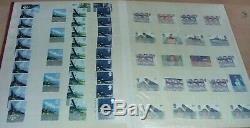 Stamp Album Collection 16 pages of unused and used stamps