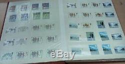 Stamp Album Collection 16 pages of unused and used stamps