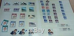 Stamp Album Collection 16 pages of unused and used stamps