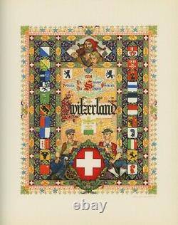 Stamp Album Tittle Pages Collection Arthur Szyk USA USSR CHINA POLAND FRANCE UK